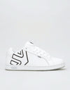 Etnies Fader Skate Shoes - White/Silver