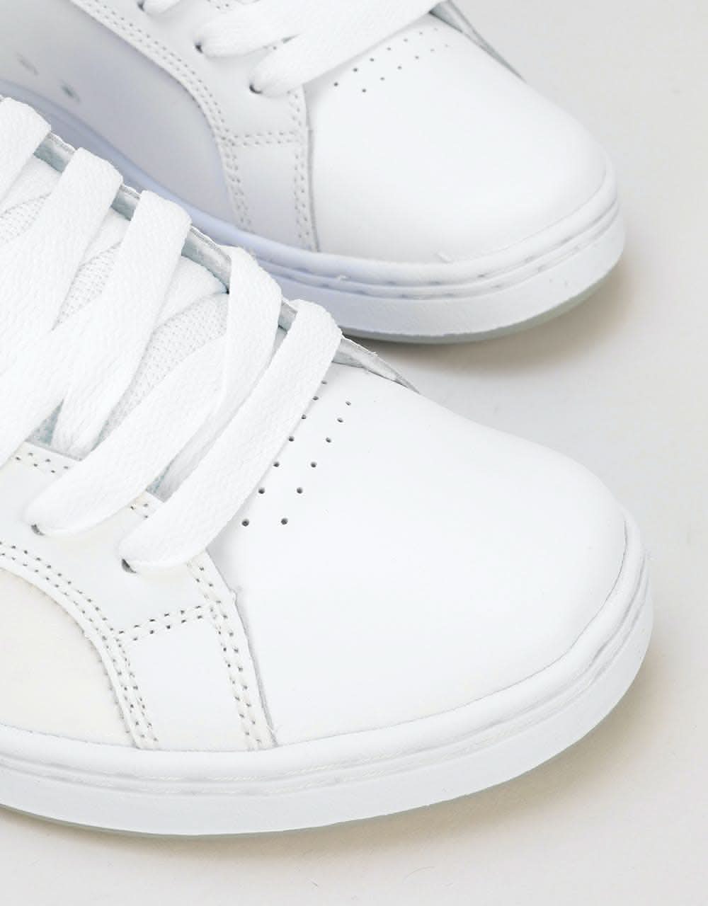Etnies Fader Skate Shoes - White/Silver