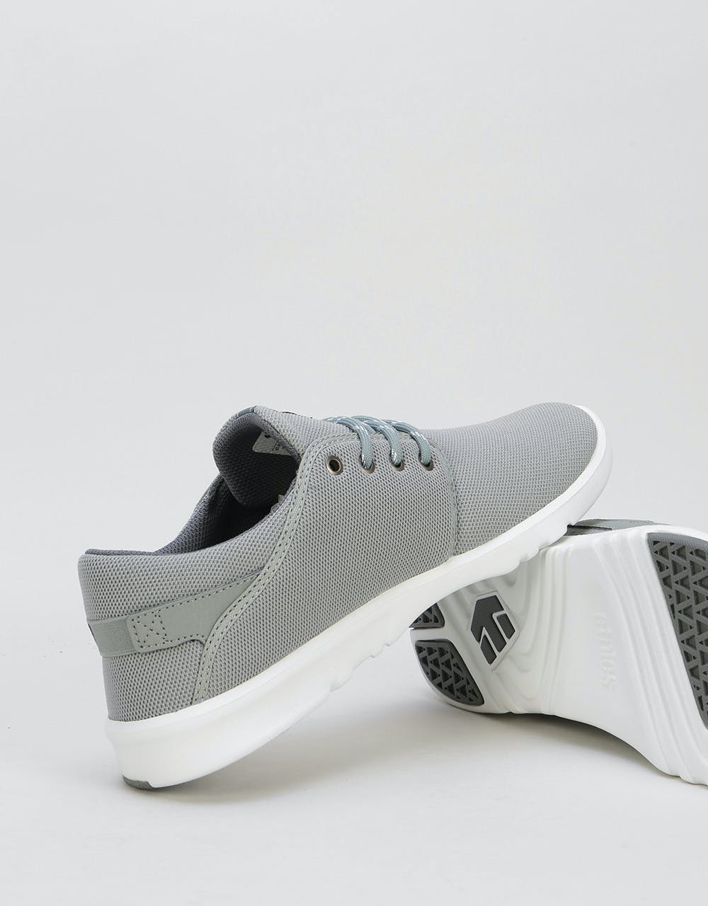 Etnies Scout Skate Shoes - Grey/White/Silver