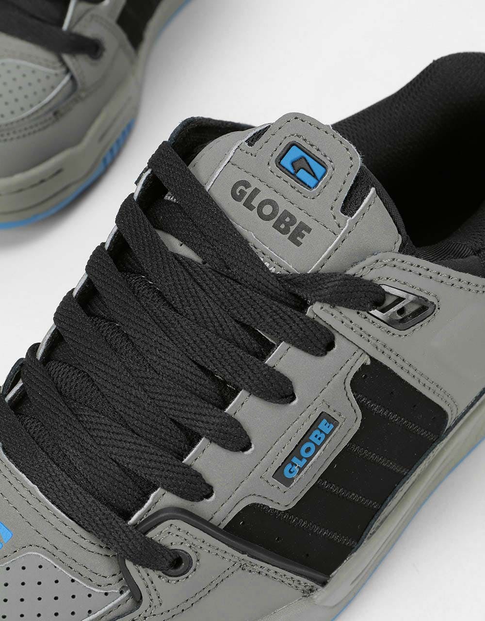 Globe Fusion Skate Shoes - Charcoal/Black/Blue