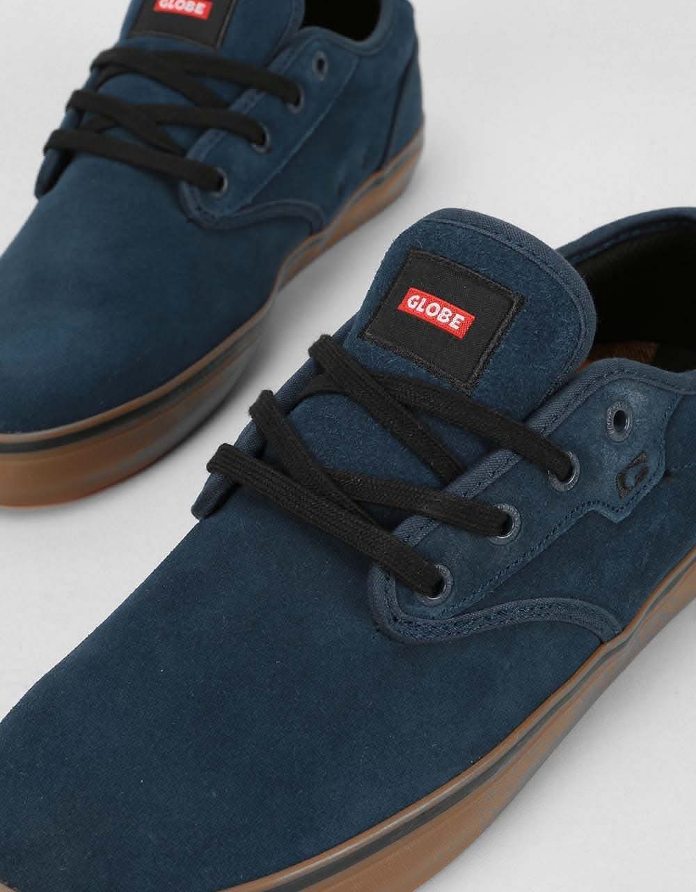 Globe Motley Skate Shoes - Indigo/Gum