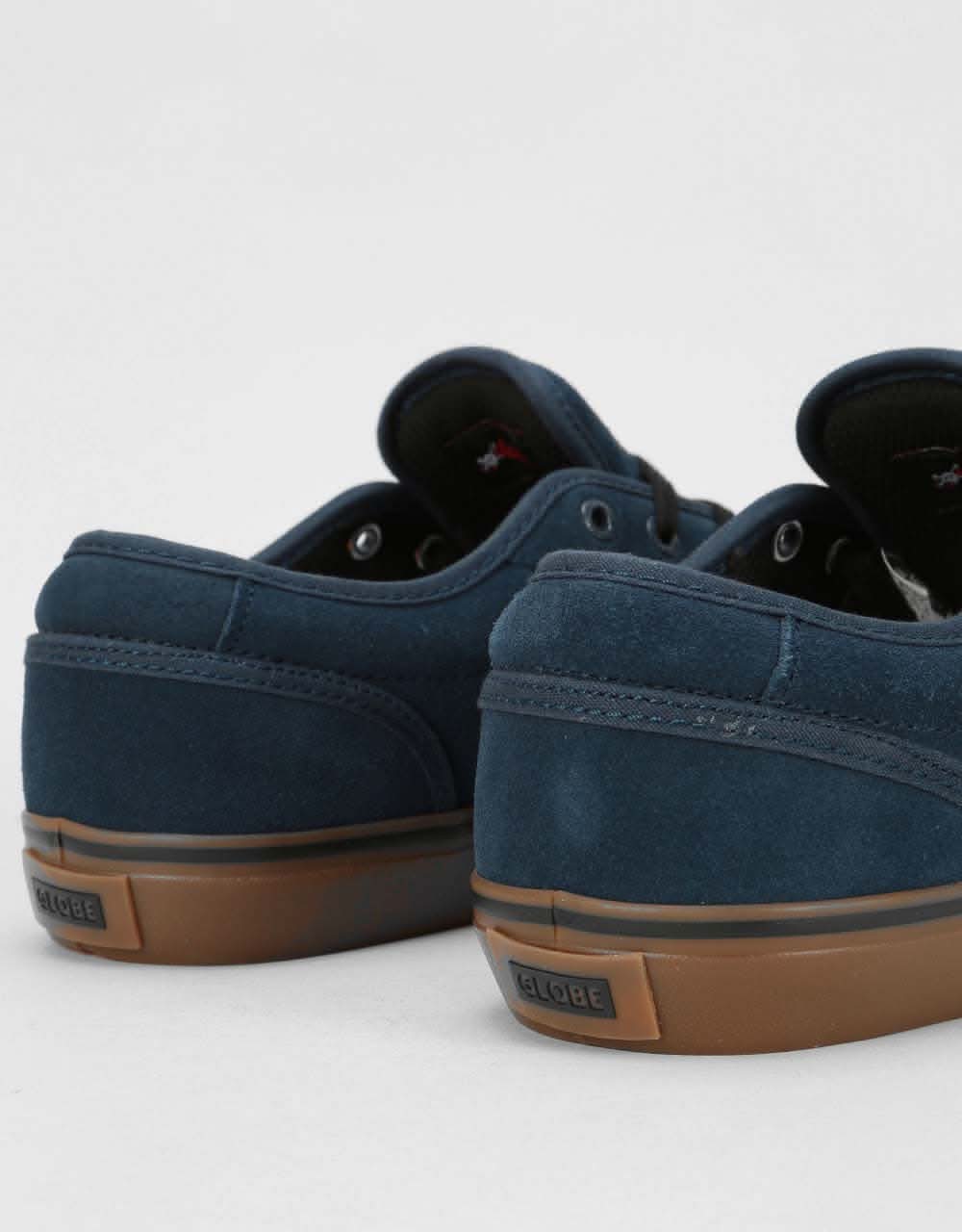 Globe Motley Skate Shoes - Indigo/Gum