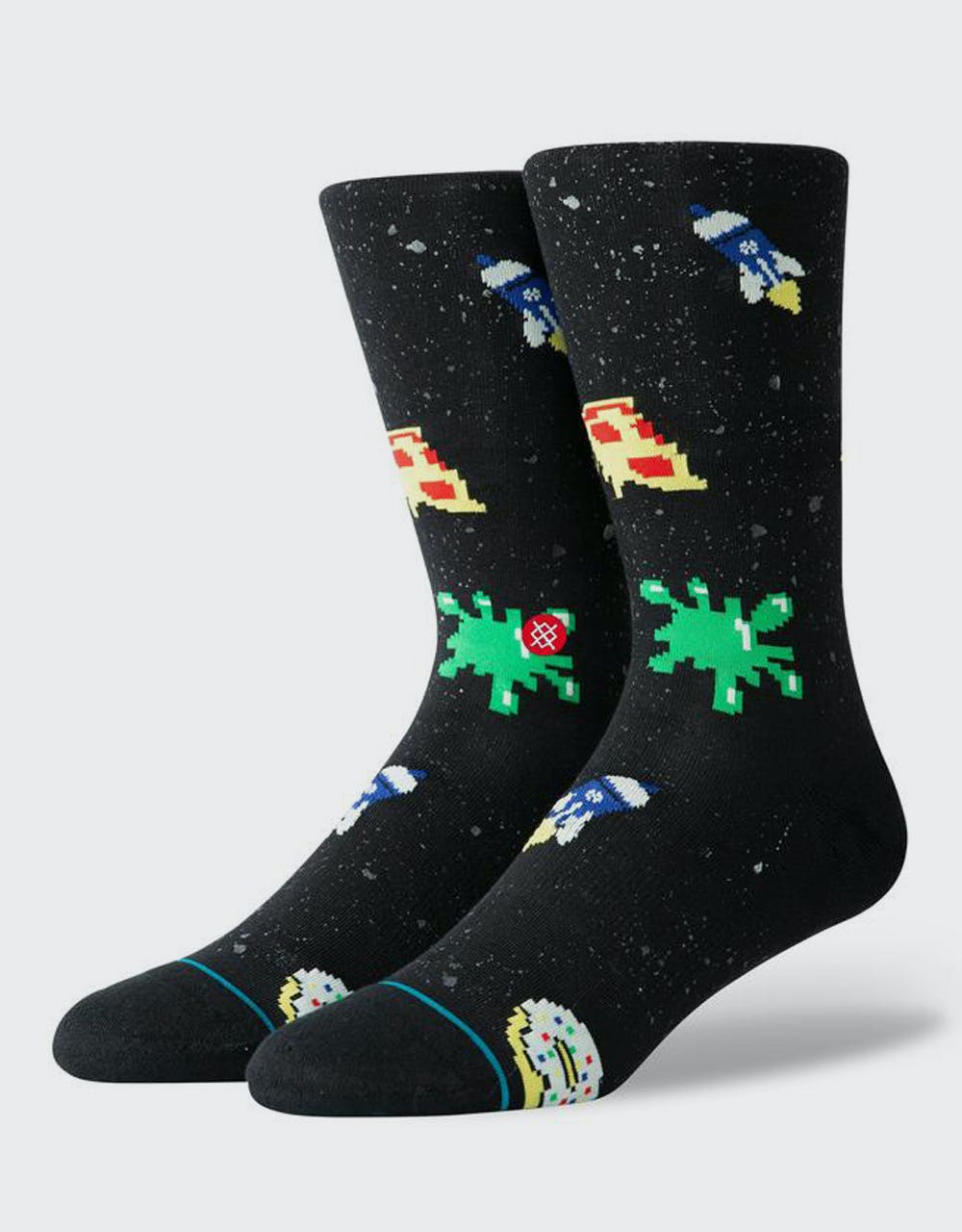 Stance Classic Pique Space Food Socks - Black