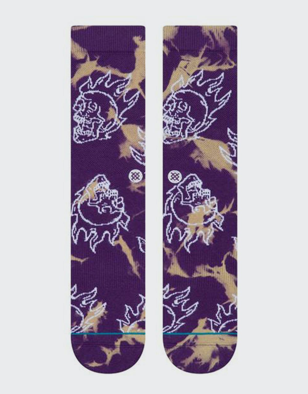 Stance Classic Pique Scream Socks - Purple