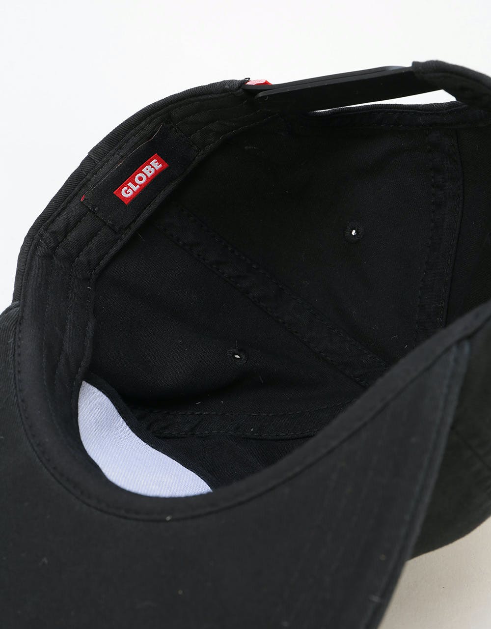 Globe Bar Snapback Cap - Black