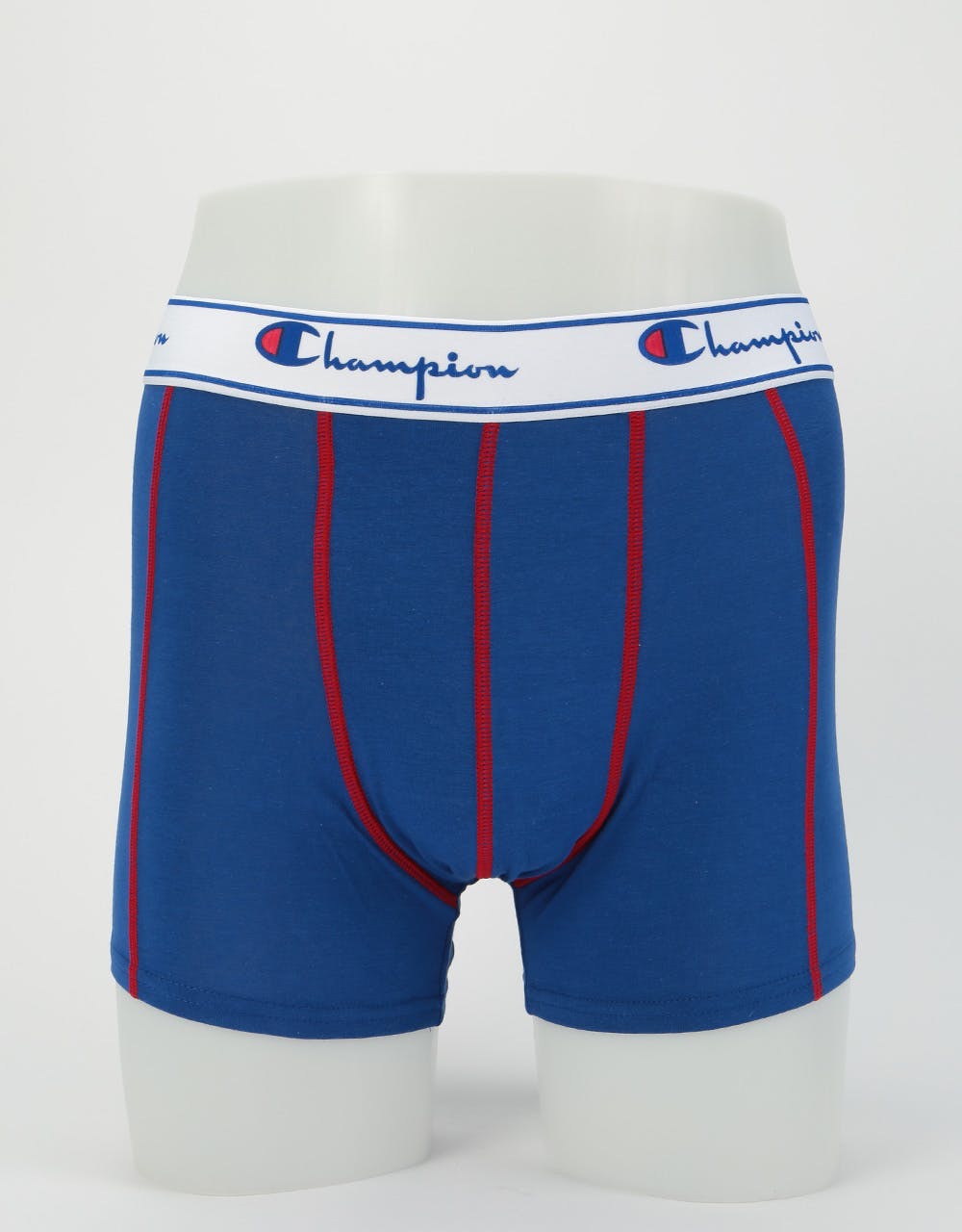 Champion Legacy Print Mix Boxer Shorts 2-Pack - Navy Print/Red