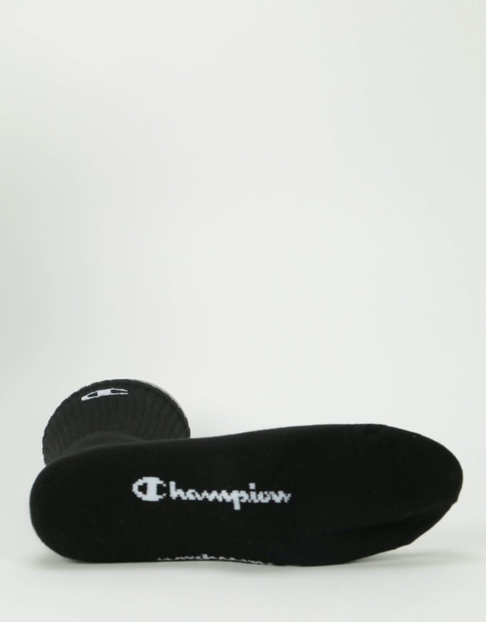 Champion Legacy Crew Socks 3-Pack - White/Black/Light Grey