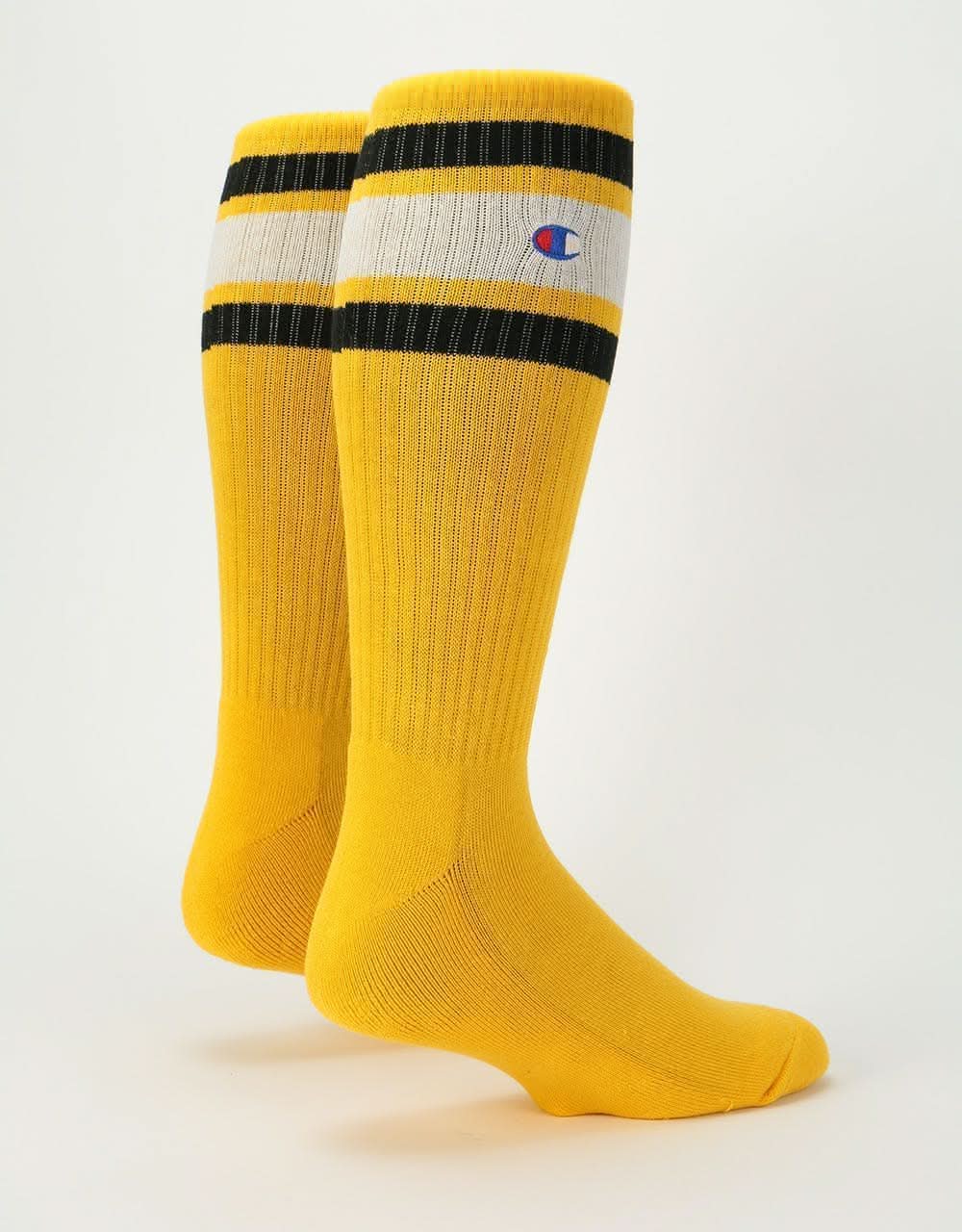 Champion Premium Crew Socks - Yellow/White/Black