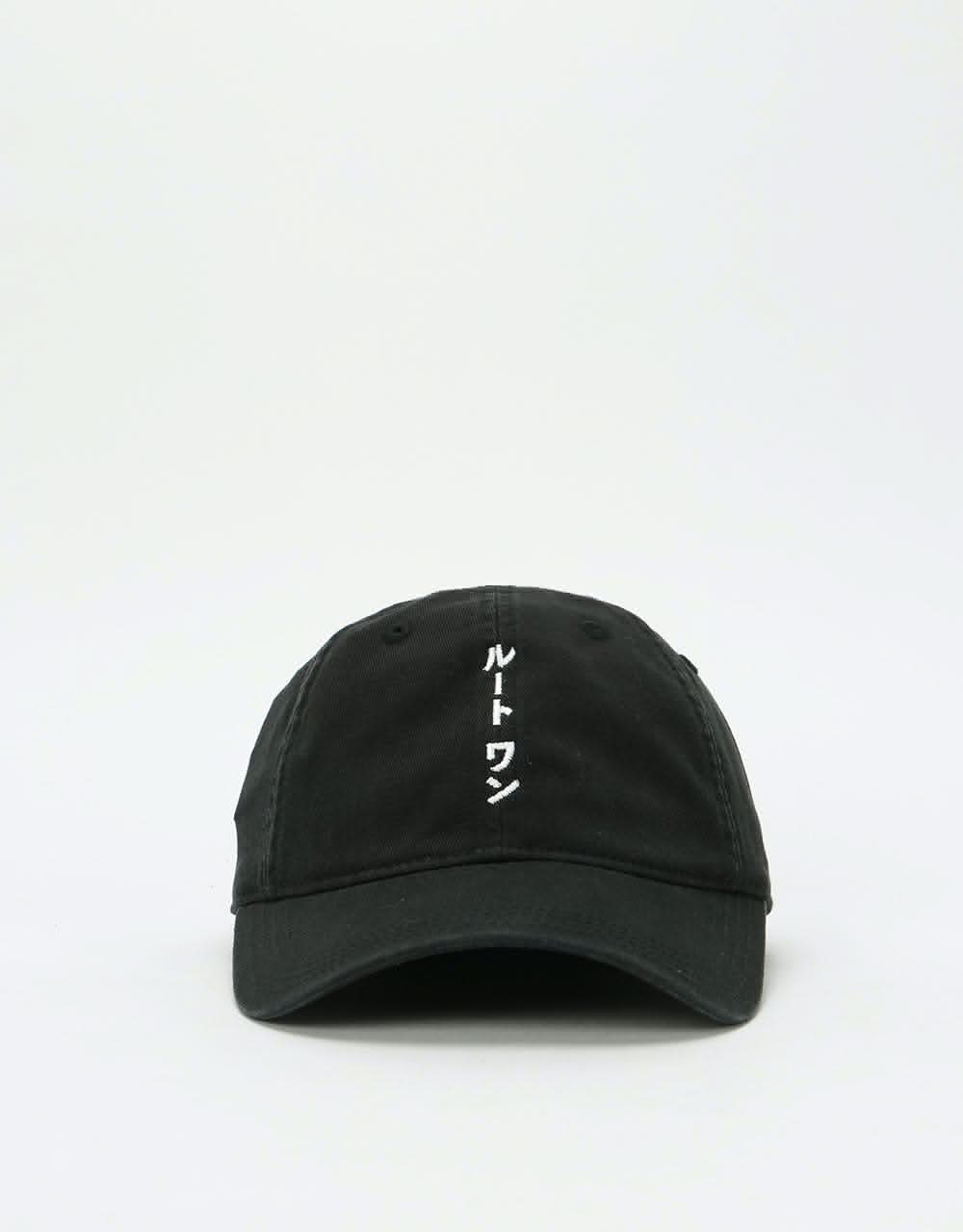 Route One Katakana Cap - Black
