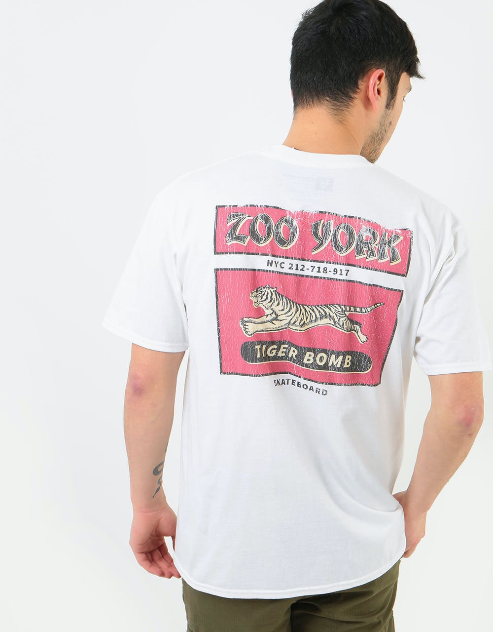 Zoo York Tiger Bomb T-Shirt - White