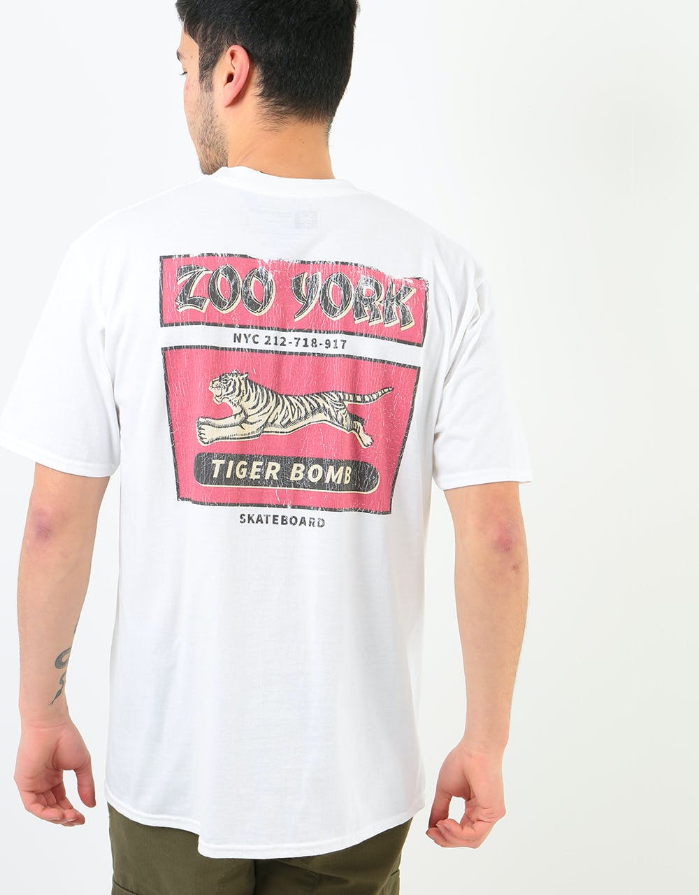 Zoo York Tiger Bomb T-Shirt - White