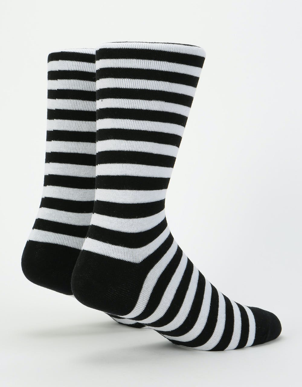 Route One Striped Socks - Black/White
