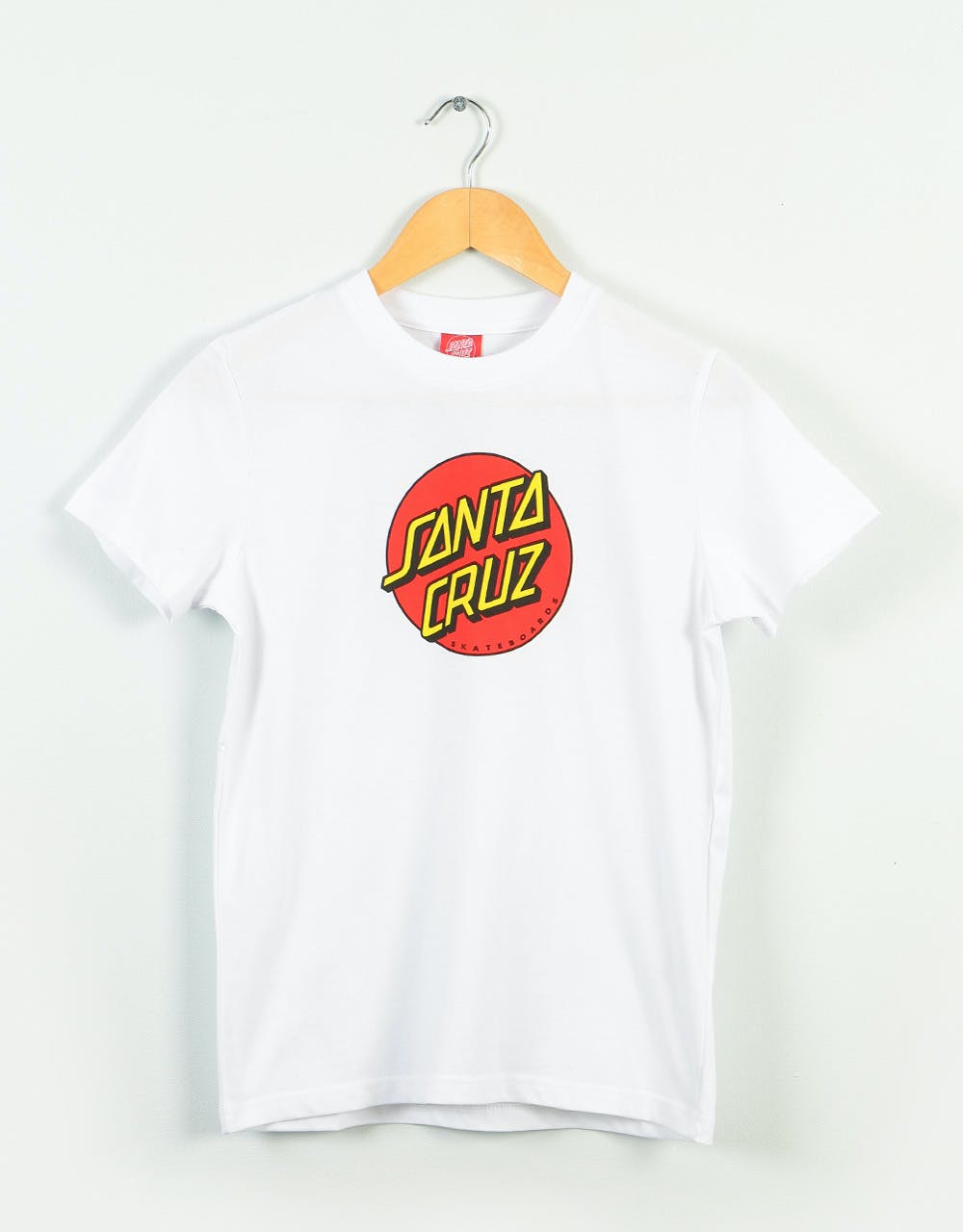 Santa Cruz Classic Dot Kids T-Shirt - White