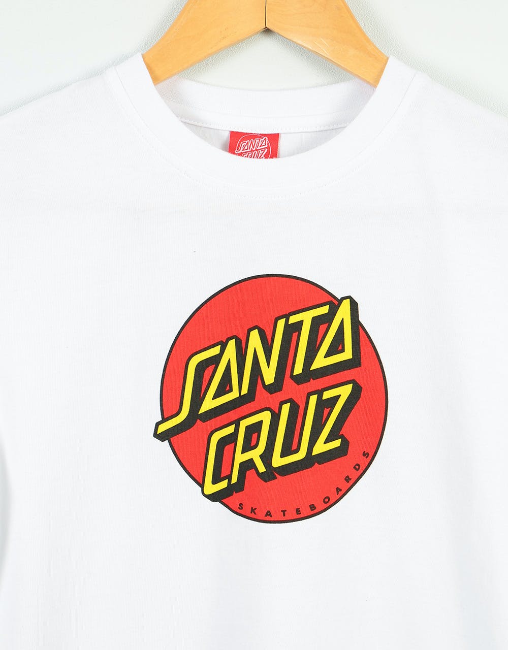 Santa Cruz Classic Dot Kids T-Shirt - White