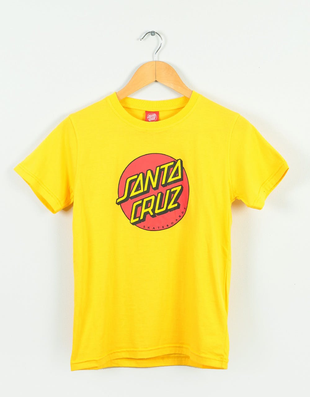 Santa Cruz Classic Dot Kids T-Shirt - Lemon