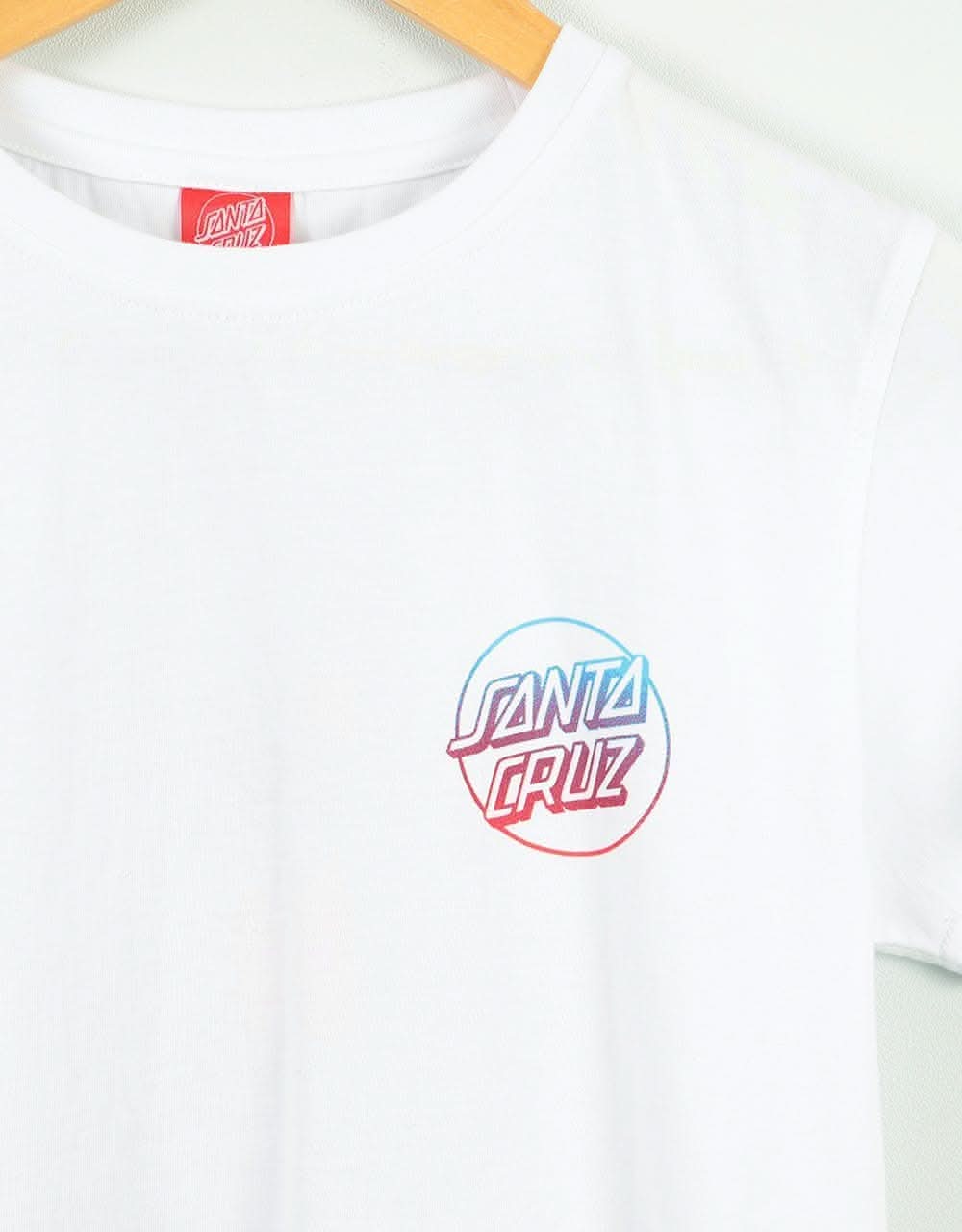 Santa Cruz Fade Hand Kids T-Shirt - White