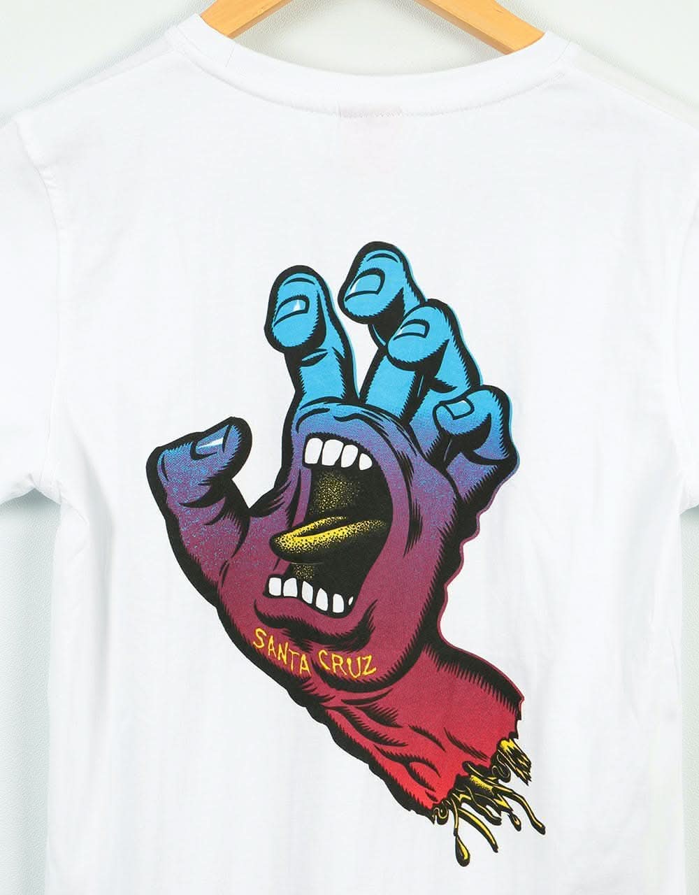 Santa Cruz Fade Hand Kids T-Shirt - White