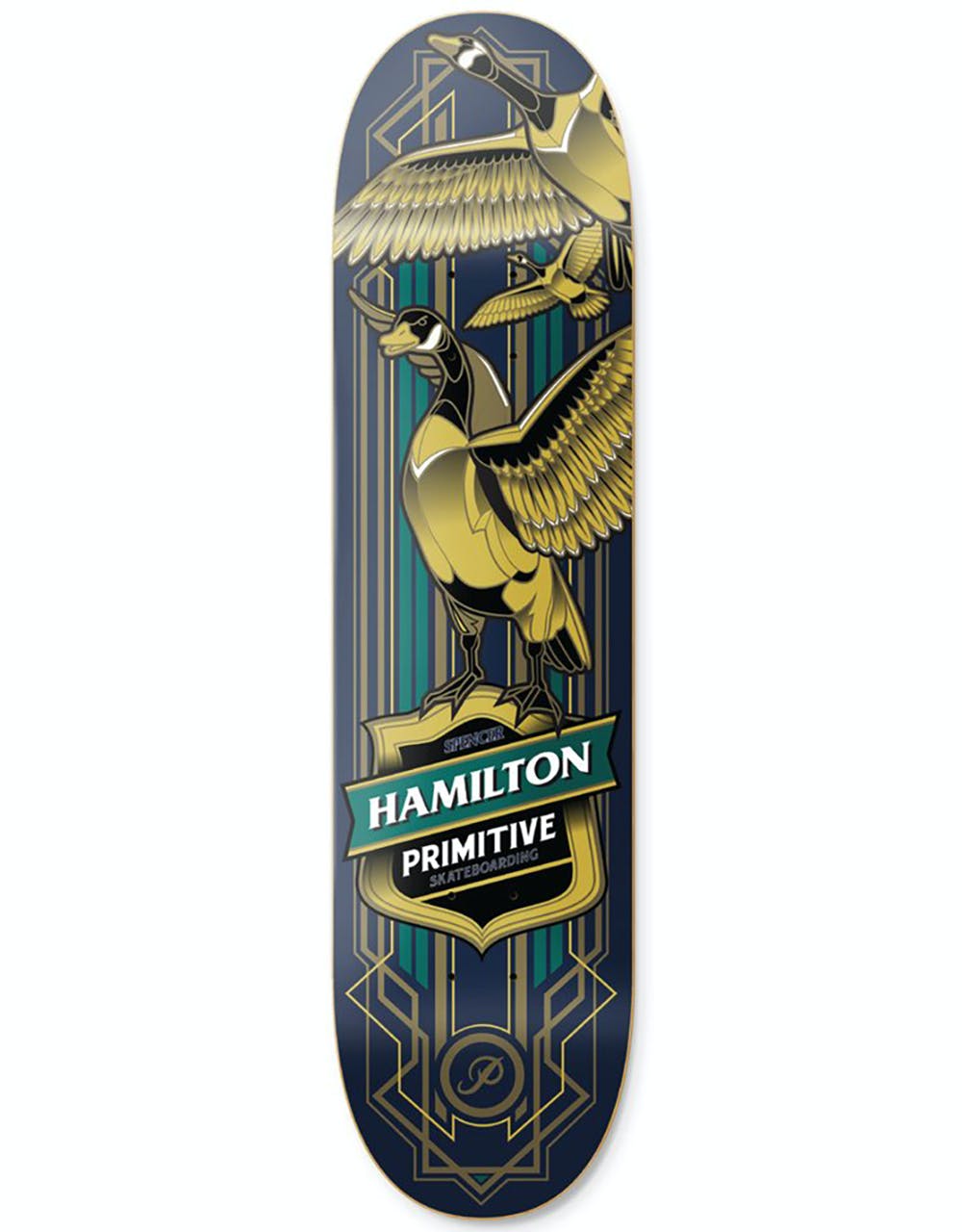 Primitive Hamilton Goose Skateboard Deck - 8.38"