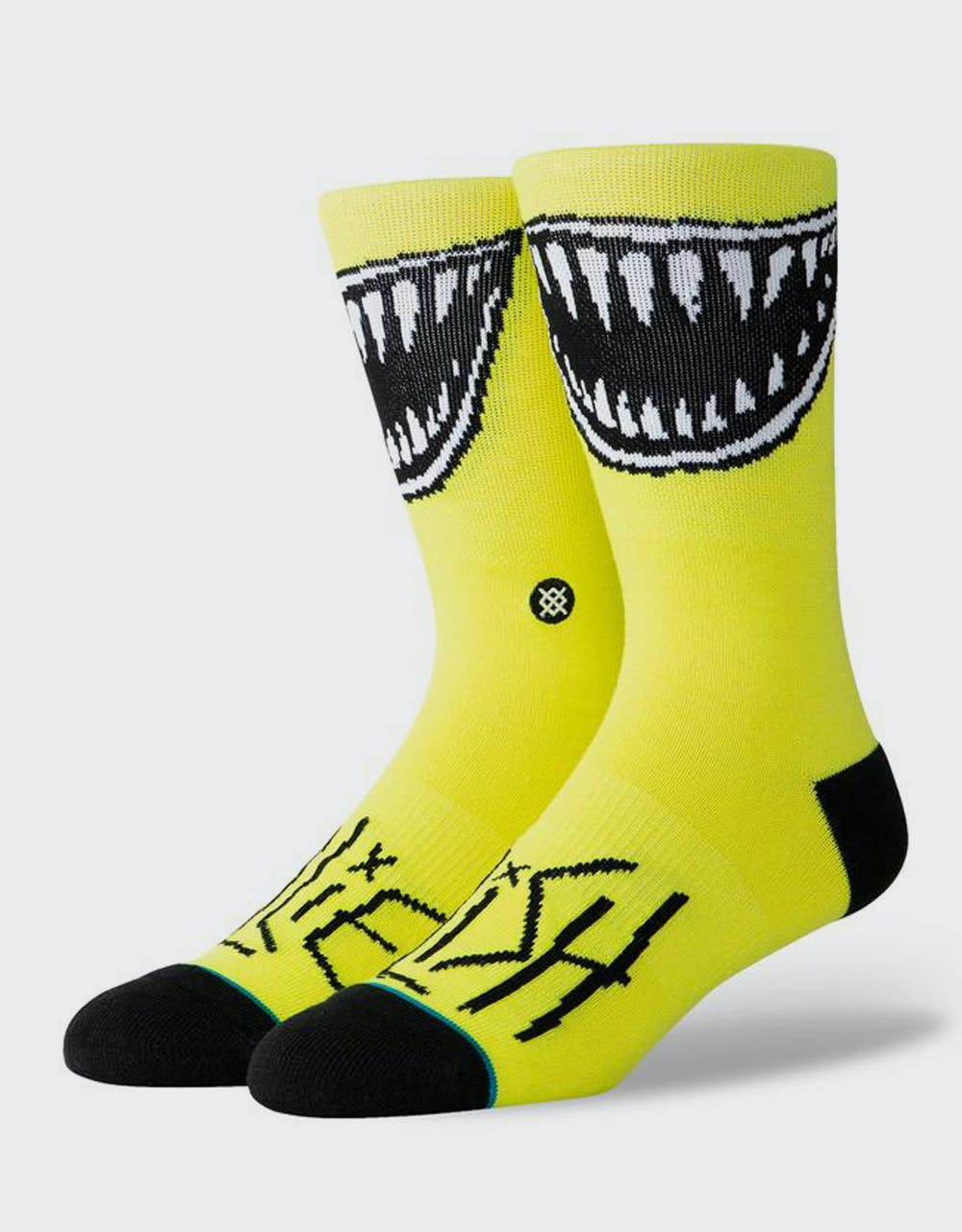 Stance x Billie Eilish Grin Classic Pique Socks - Neon Yellow