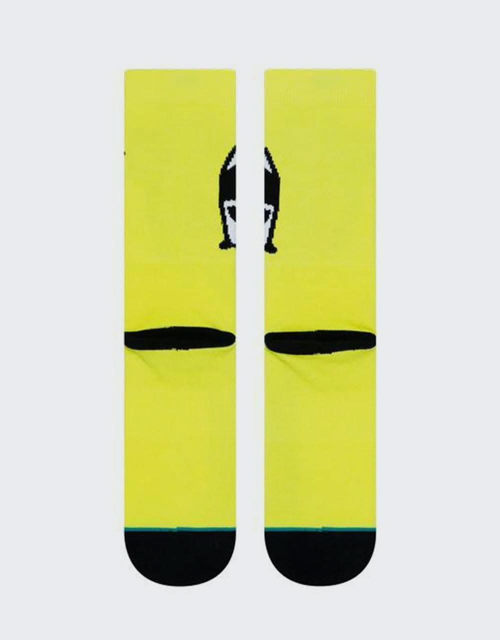 Stance x Billie Eilish Anime Eyes Classic Pique Socks - Neon Yellow