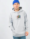 Colourblind 98 Pullover Hoodie - Heather Grey