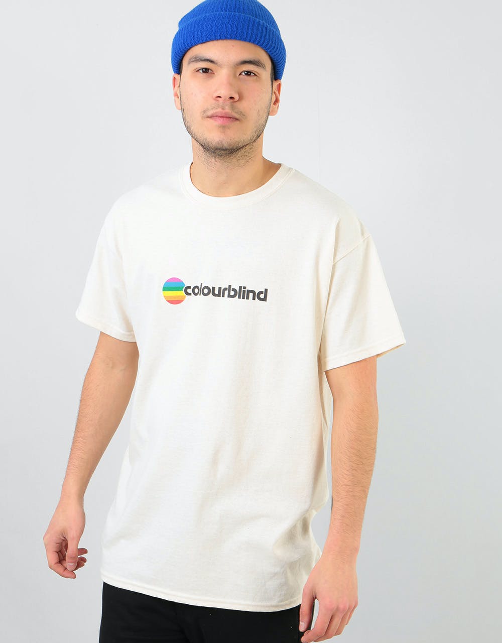 Colourblind Think Different T-Shirt - Natural