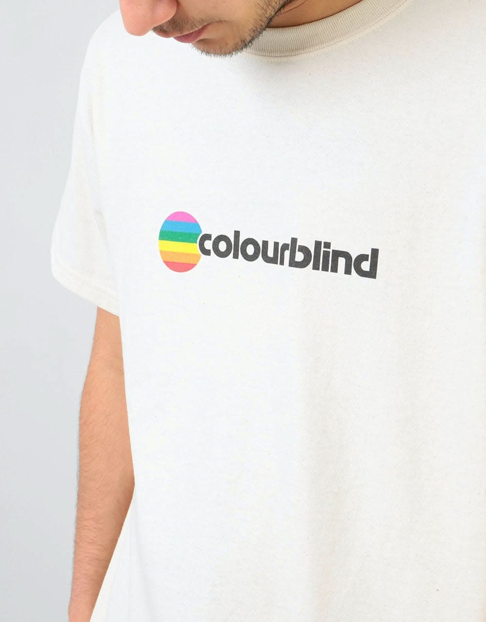 Colourblind Think Different T-Shirt - Natural