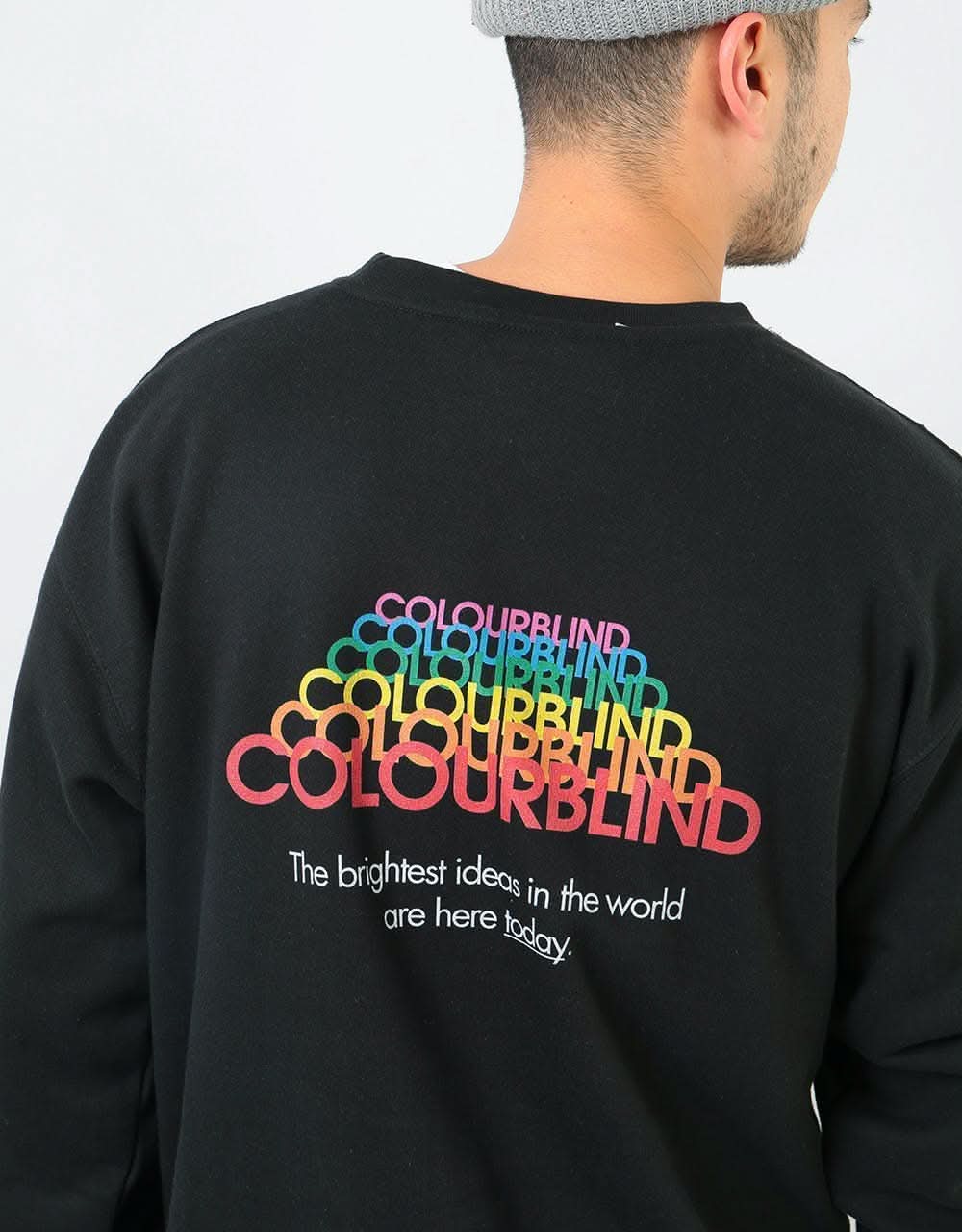 Colourblind Bright Ideas Sweatshirt - Black