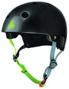 Triple 8 Brainsaver EPS Helmet- Gloss Black/Zest