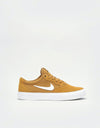 Nike SB Chron Kids Skate Shoes - Golden Beige/White