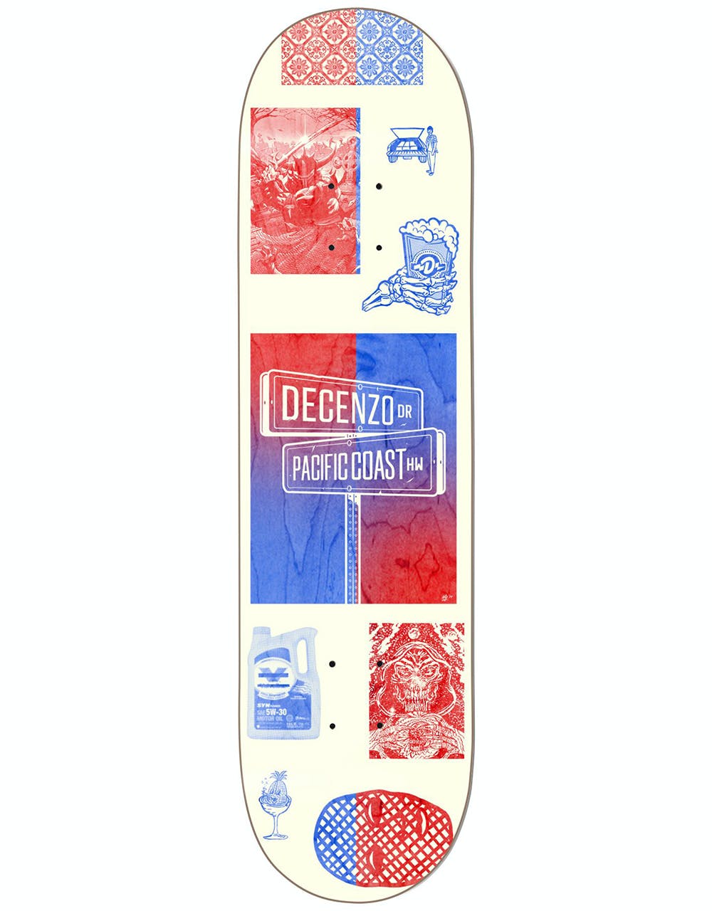 Darkstar Decenzo Cross Streets Skateboard Deck - 8.375"