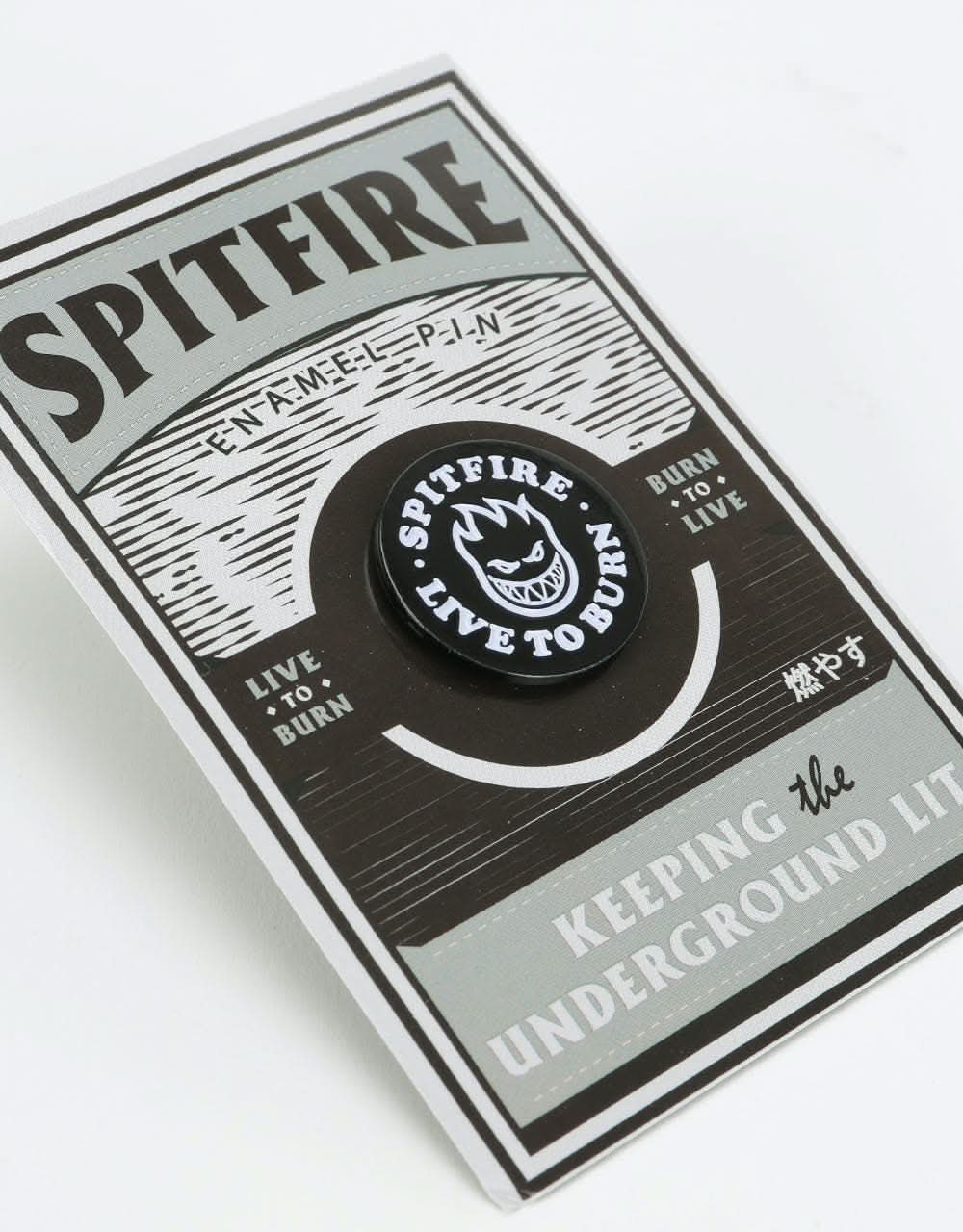 Spitfire Bighead Ltb Pin - Black/White