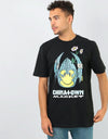 Chinatown Market Bones Smiley T-Shirt - Black