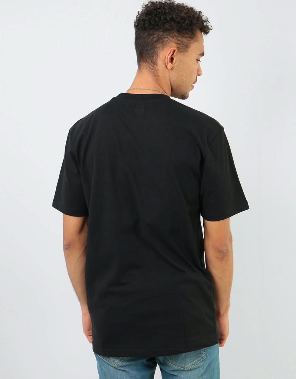 Chinatown Market Bones Smiley T-Shirt - Black