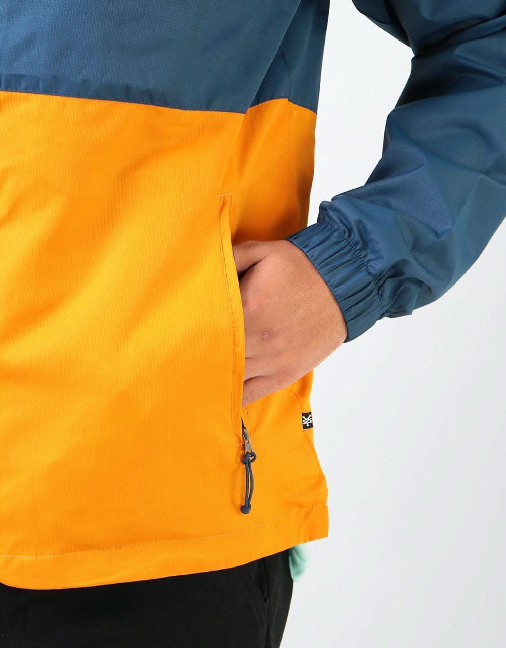 Zoo York Astoria Windbreaker Jacket - Orange/Navy