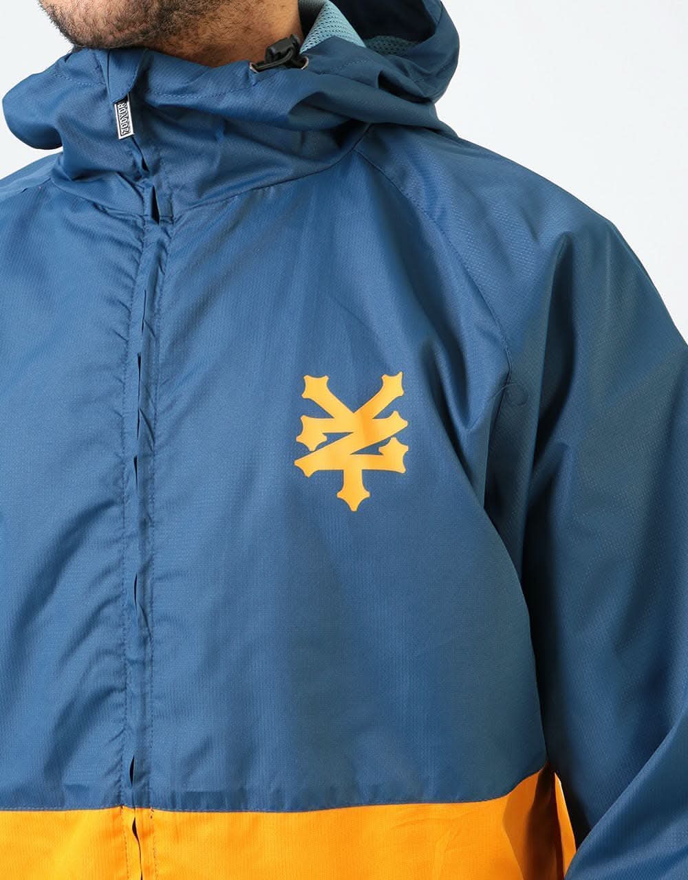 Zoo York Astoria Windbreaker Jacket - Orange/Navy