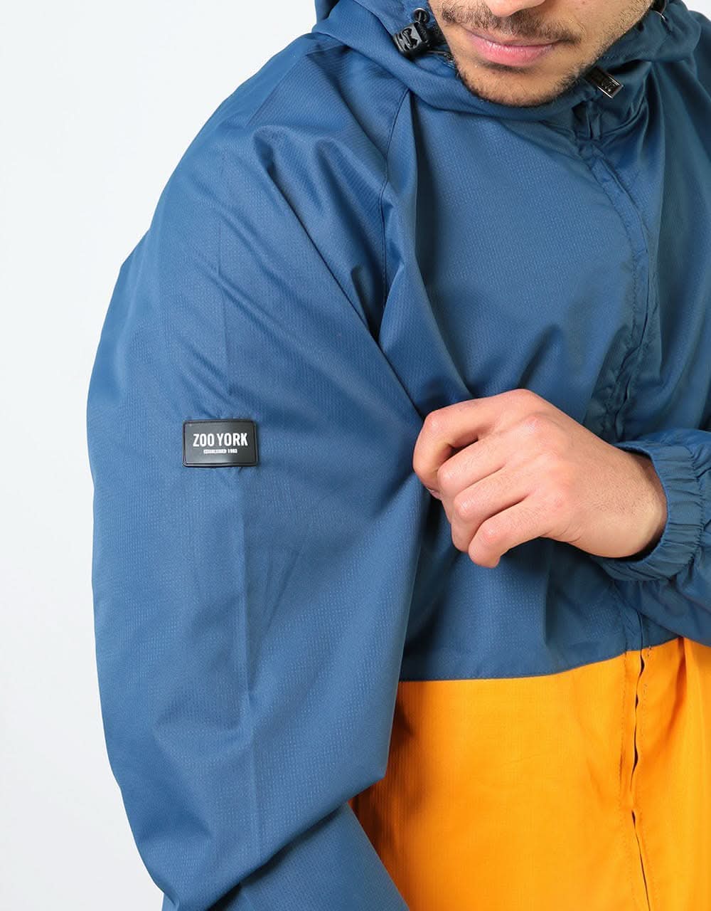 Zoo York Astoria Windbreaker Jacket - Orange/Navy