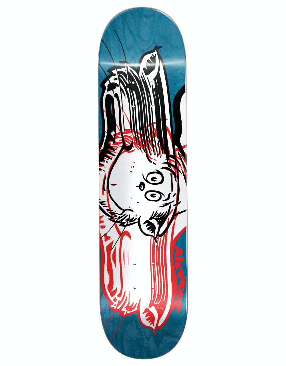 Almost x Dr. Seuss Geronzi Warped Cat R7 Skateboard Deck - 8.25"