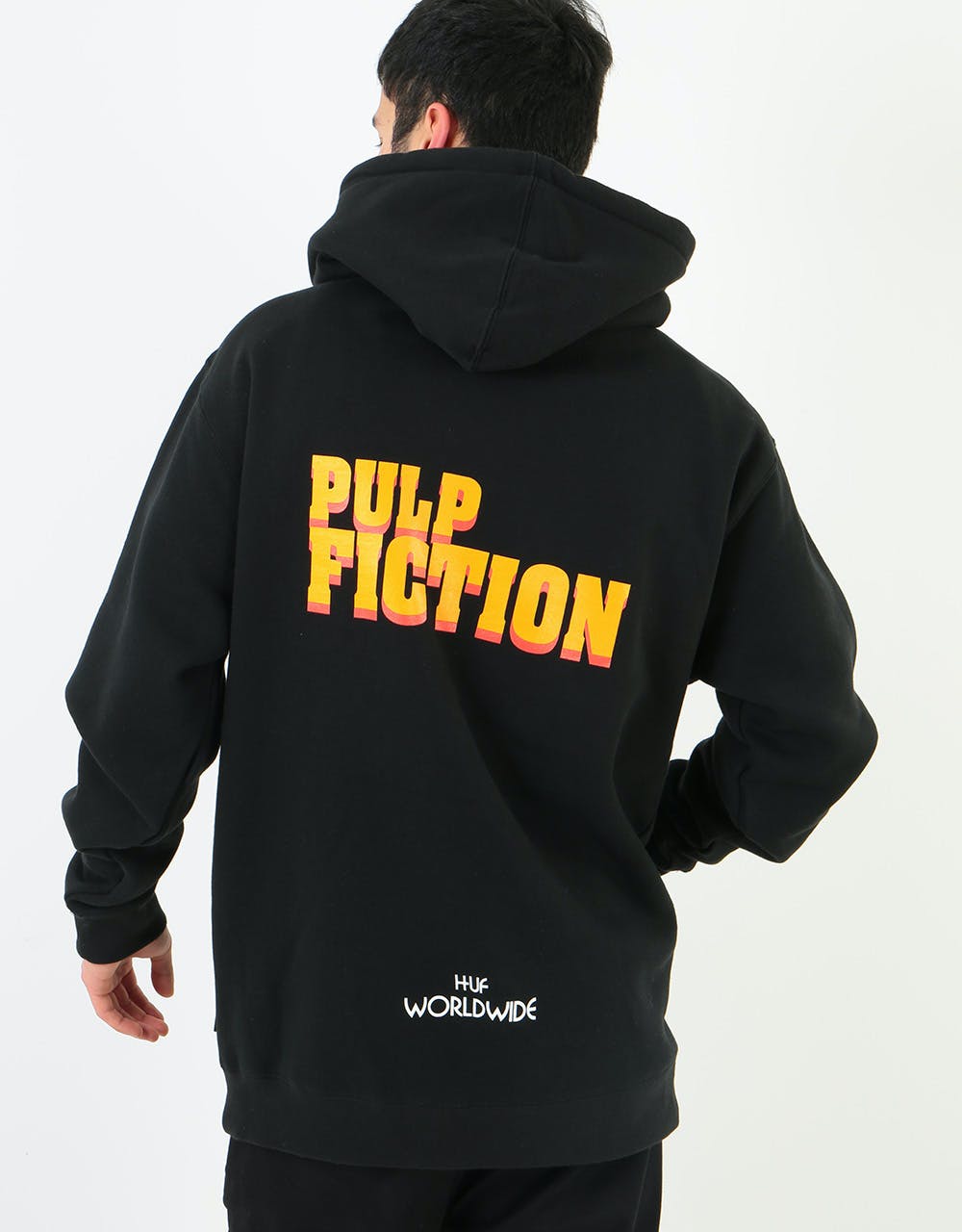 HUF x Pulp Fiction Burger Pullover Hoodie - Black