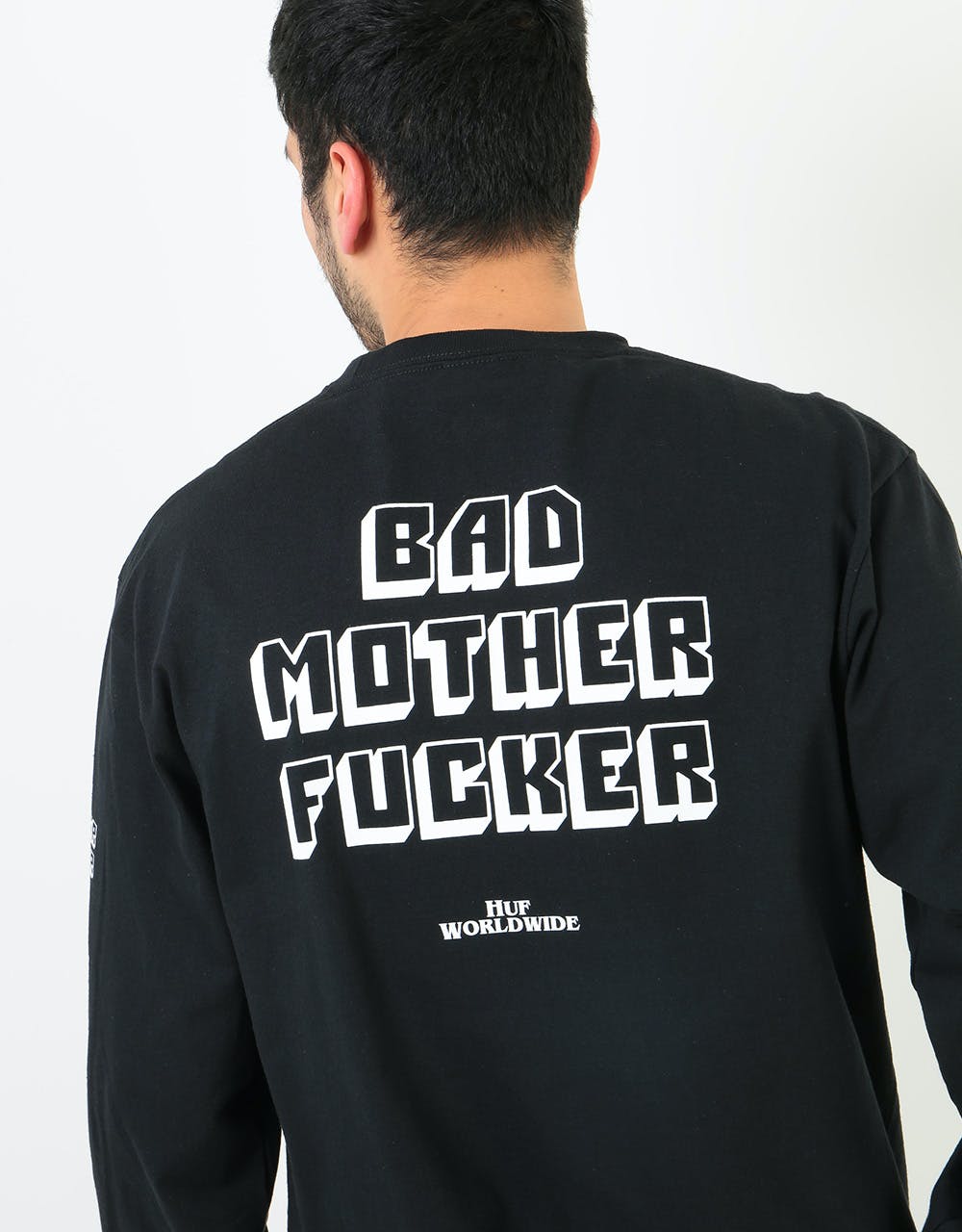 HUF x Pulp Fiction Bad Mother Fucker L/S T-Shirt - Black