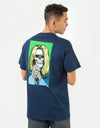 Girl x Sean Cliver Skull of Fame T-Shirt - Navy