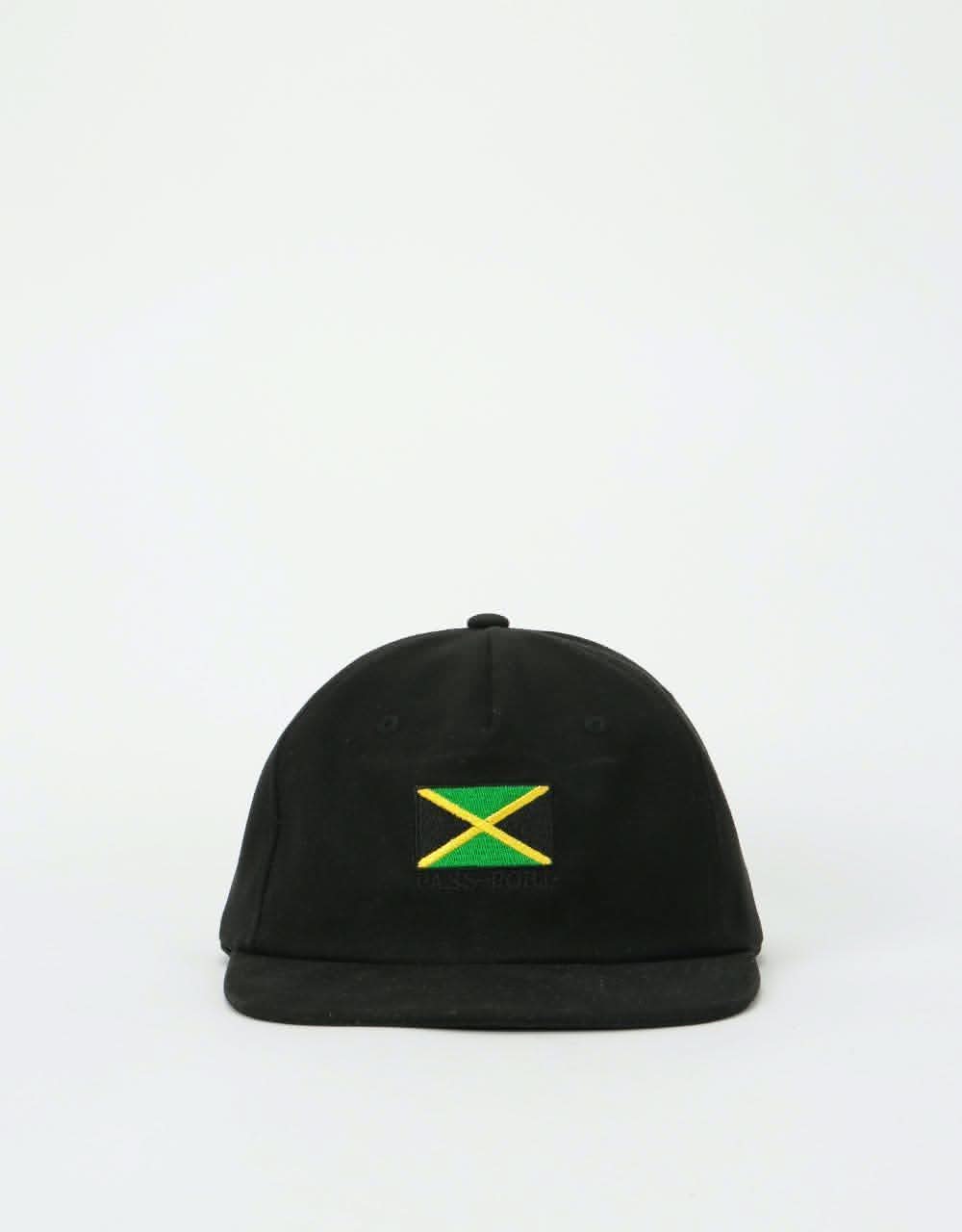 Pass Port Jamaica Strapback Cap - Black