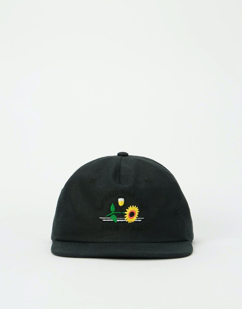 Pass Port Dinner For One Snapback Cap - Black