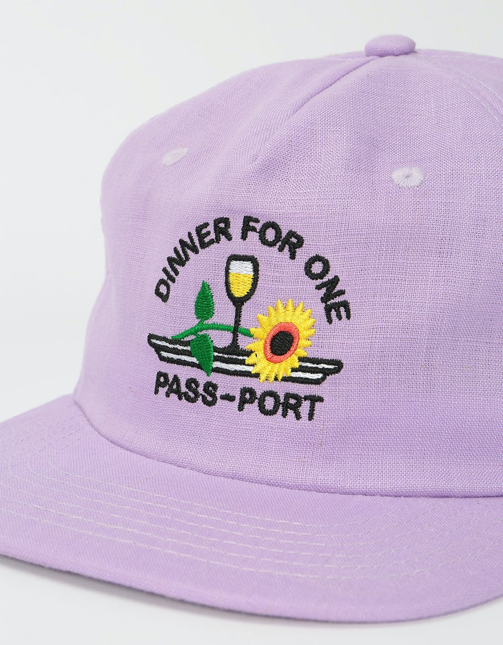 Pass Port Dinner For One Snapback Cap - Purple