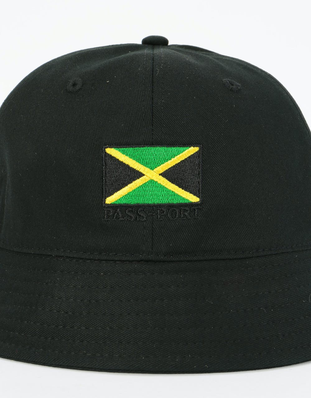 Pass Port Jamaica Twill Bucket Hat - Black