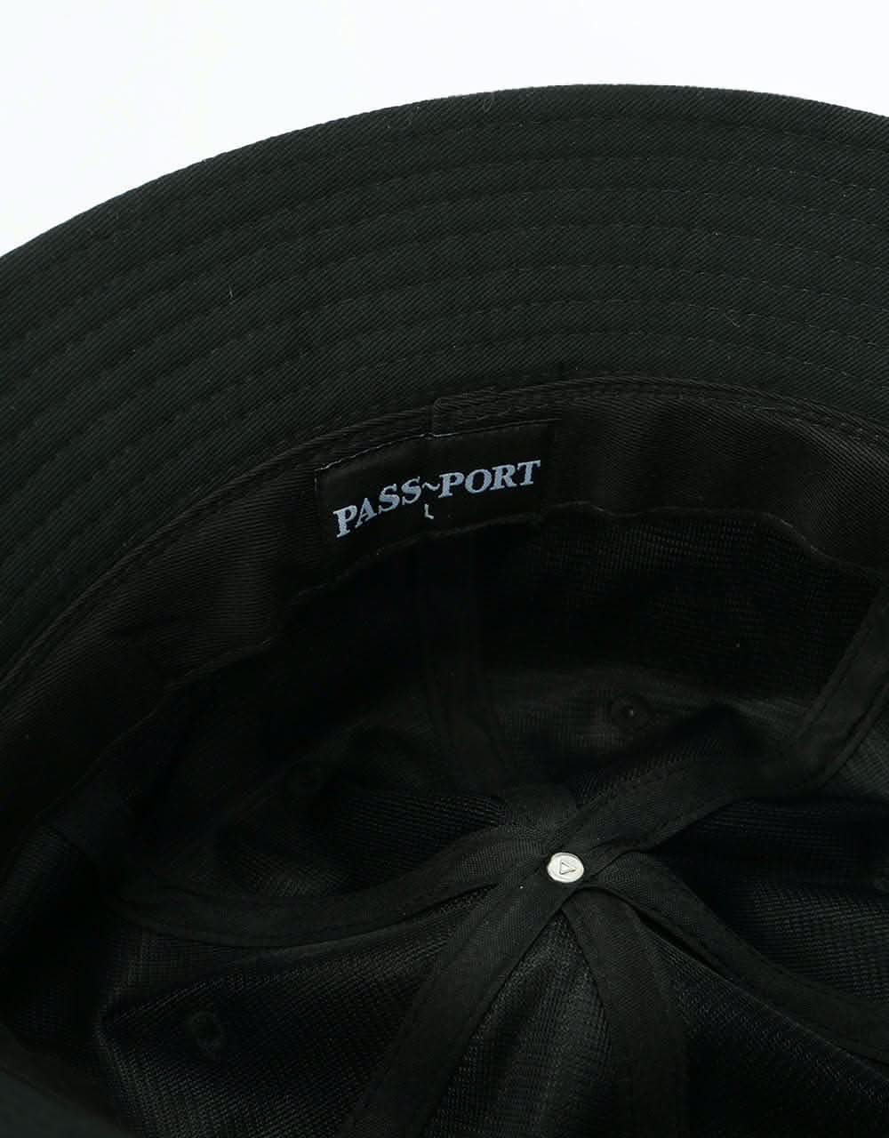 Pass Port Jamaica Twill Bucket Hat - Black