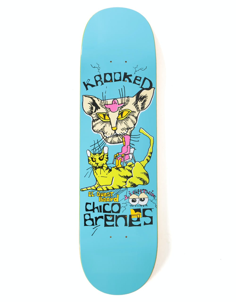 Krooked Chico Brenes Guest Pro Skateboard Deck - 8.25"