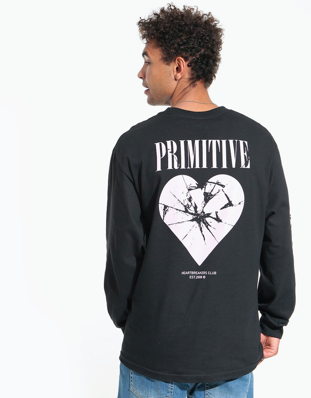 Primitive Shattered L/S T-Shirt - Black