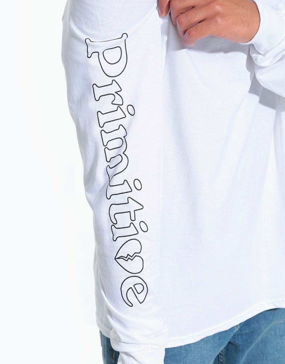 Primitive Dirty P Cupid L/S T-Shirt - White