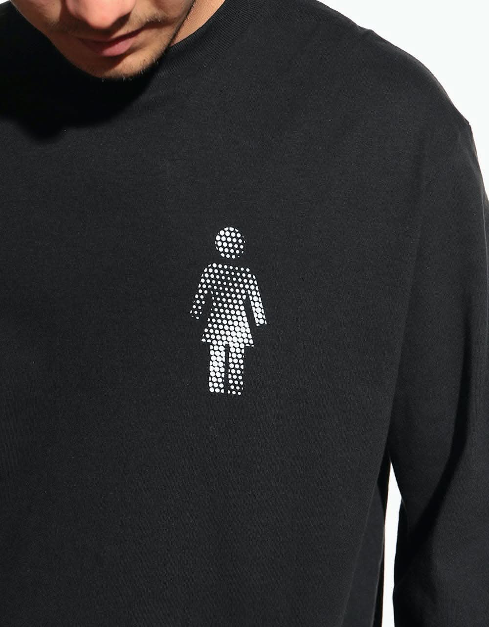 Girl Dot OG L/S T-Shirt - Black